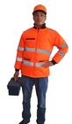 5 dans des vestes de 1 salut de force travail d'hiver, vestes de sécurité d'hiver réfléchissantes avec l'unité centrale imperméable