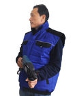 Gilet 100% extérieur du travail des hommes de sécurité d'hiver de coton avec la poche d'attache de Velcro