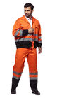 Hauts uniformes de travail de visibilité de tissu extérieur de sergé avec OIN 20471 d'en multi de poches