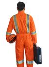 Reflective High Visibility Coveralls / Hi Vis Workwear With Clear ID Pocket