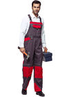 Bavoir de contraste de 2 tons et vêtements de travail Haif protecteur d'accolade de façon générale avec la tuyauterie réfléchie