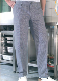 Pantalons rayés mous de chefs de tissu d'usage de travail de restaurant de résistance de Pilling